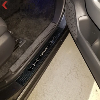 Toyota RAV4 RAV 4 2019 2020 iš Nerūdijančio Plieno Išoriniai Pusės Durų Slenksčio Nusitrinti Plokštės Apdaila Durų Pedalai Automobilių Reikmenys Stilius