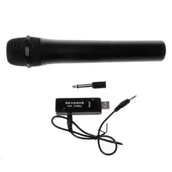 UHF USB 3,5 mm 6.35 mm, Bevielis Mikrofonas, Garsiakalbis Nešiojamą Mic su Imtuvas Karaoke Kalbos Garsiakalbis