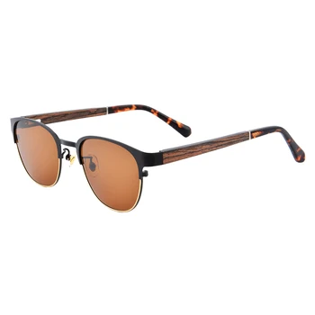 UOOUOO Medienos vyrų akiniai nuo saulės, poliarizuoti vyrų taurės trumparegystė mediniai saulės akiniai recepto akiniai rėmeliai vyrų žvejybos akiniai Rv.