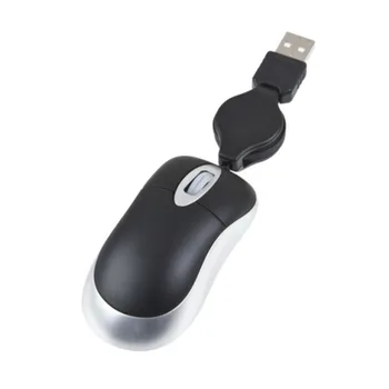 USB Laidinė Pelė, 800 DPI Ištraukiama USB Kabelis Ergonomiškas Biuro Žaidimų Pelė, Windows 98, 2000, XP, vista
