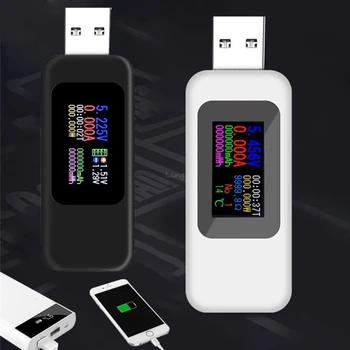 USB OLED Srovė Bandymo Metrų elektros Energijos Pajėgumų Srovės Matavimo Namų Testeris Tiksli Priemonė, Elektros Prietaisų