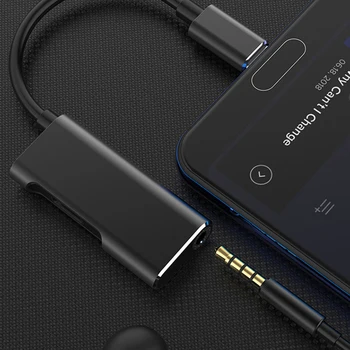 USB Tipo C iki 3,5 MM Konverteris Ausinės Garso Kabelį, Tipas C iki 3,5 Adapterio Kabeliu, skirta 