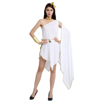 Umorden Halloween Kostiumai Seksualus Moterys Graikų-Romėnų Deivė, Kostiumų Nereguliarus Fancy Dress Toga Atostogų Šalis Karnavalas Cosplay