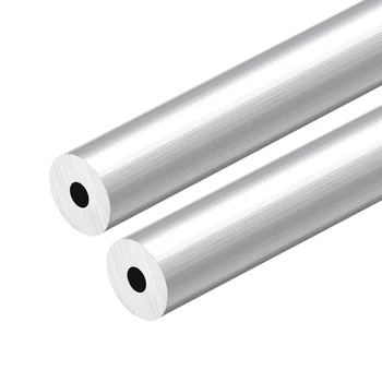 Uxcell Aliuminio 6063 Apvalus Vamzdis 300mm, Ilgis 16mm OT 5mm Vidinio Dia Besiūlių Aliuminio Tiesūs Vamzdžiai 2 Vnt.