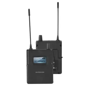 Už ANLEON S2 Stereo Belaidžio Ausies stebėjimo Sistemos Etapo Stebėsenos Mikrofono Siųstuvas Sistemos 561-568Mhz JAV Plug 100-240V