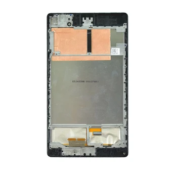 Už ASUS Google Nexus 7 2 2013 FHD ME571 ME571K ME571KL ME572 ME572CL K008 K009 LCD Ekranas Jutiklinis Ekranas Kalno su Rėmelį