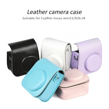 Už Fujifilm Instax Mini Atveju Maišelis Fotoaparato Priedai Rinkinys Lipdukai Instax Mini 8 Mini 9 Momentinį Fotoaparatą atveju telefono dėklas Krepšiai