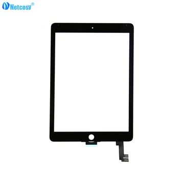Už Netcosy iPad 6 Oro 2 A1567 A1566 Jutiklinis Ekranas skaitmeninis keitiklis Asamblėjos Juodos Arba Baltos spalvos Pakeitimas iPad 6 Oro 2 Touch Screen