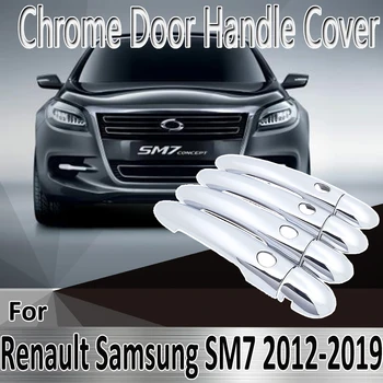Už Renault Samsung SM7 L47 MK2 2012 m. iki 2019 Stiliaus Lipdukai Apdaila, ABS Chrome 