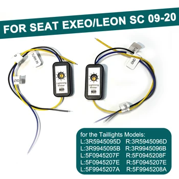 Už Seat Leon 5F SC 2013-2020 m. Už Sėdynės Exeo 2009-2vnt Dinamiškas Posūkio Signalo Indikatorius LED užpakalinis žibintas Modulis Laidas Laidas Pajungti