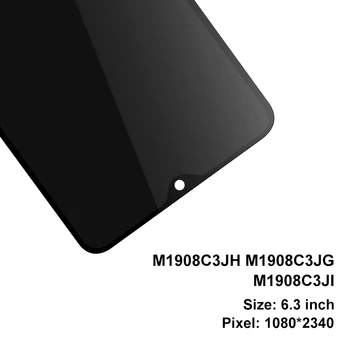 Už Xiaomi Redmi Pastaba 8 LCD Ekranas Jutiklinis Ekranas skaitmeninis keitiklis Asamblėjos Redmi 8 Pastaba atsarginės Dalys
