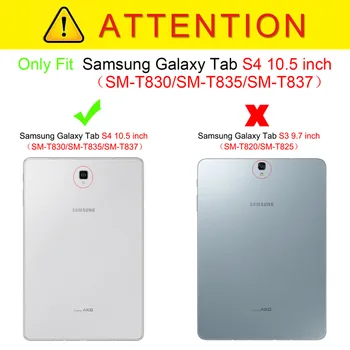 Vaikai Hibridas atsparus smūgiams sunku Šarvai Case For Samsung Galaxy Tab S4 10.5 SM-T830 T835 T837 Padengti Tab S4 10.5 T830 atveju +FilmPen