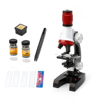 Vaikams mokomieji Mikroskopo Rinkinys, Mokslas, Mokyklos Didinamąjį Įrankių Rinkinys Su Pincetu WXTC