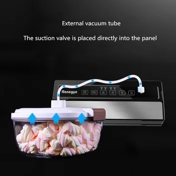 Vakuuminės Maisto Medžiotojai Namų Maisto Konservavimo Mašina, Dulkių Wrapper Mažas Pilnai Automatinis Smart Touch