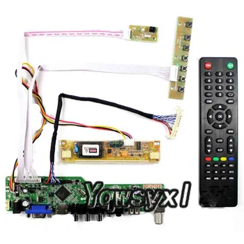 Valdiklio plokštės Rinkinys LQ164M1LA4A LQ164M1LA4AB TV+HDMI+VGA+AV+USB LCD LED ekrano Vairuotojo Lenta