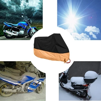 Vandeniui atsparus Lauko Motociklą UV Protector Lietaus, Dulkių, Dviračiu, Motociklu Padengti L-3XL