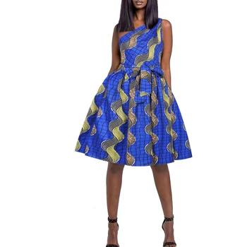 Vasaros Naują Afrikos, suknelės moterims atsitiktinis suknelė europos, Amerikos drabužių ropa africana mujer ropa de dama ropa americana