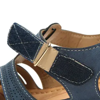 Vasaros bateliai moteris 2021 Naujas kablys linijos pleišto moterų sandalai atsitiktinis platforma batai moteriška klasikinė lauko sandalai moterims batai