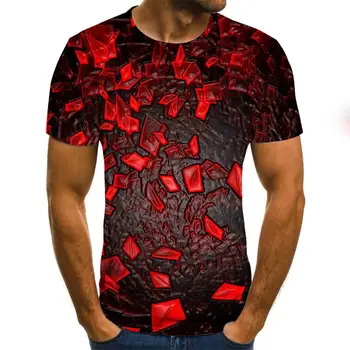 Vasaros marškinėliai Vyrams Streetwear Apvalios Kaklo trumpomis Rankovėmis Tees Viršūnes Juokinga Gyvūnų Vyrų Drabužiai Atsitiktinis 3D Spausdinimo Marškinėlius