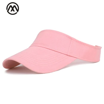 Vasarą ponios saulės skydelis nuo saulės, skrybėlę vientisos spalvos mados reguliuojamas aukštos kokybės lauko sporto nuplauti medvilnės kepurės streetwear variklio dangčio