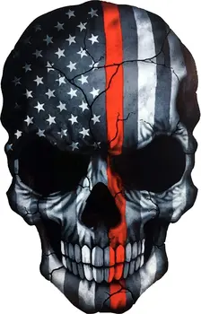 Velnias Dvasios Monstras Zombie Amerikos Vėliavą Kariuomenės Karys, Sunkiųjų Metalų Decal Nešiojamas Langas, Durys, Sienos Motociklo Šalmas Lipdukas