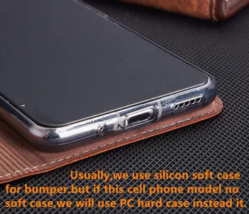 Verslo Natūralios Odos Manetic Telefono Dėklas Kortelės Lizdo Laikiklį Dėklas Samsung Galaxy S7 Krašto G9350/Galaxy S7 G9300 Telefono Krepšys