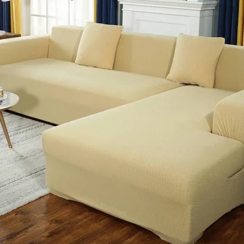 Vientisos spalvos Ruožas kampe sofa apima kambarį elastinga spandex užvalkalai, sofos padengti ruožas sofa rankšluostį Du/Tris sėdynės