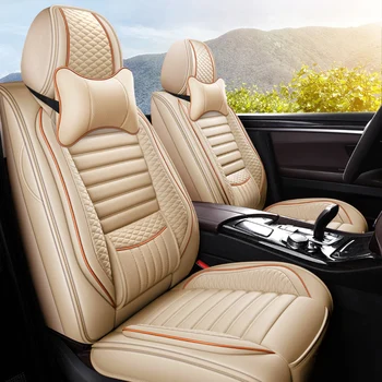Visiška Eco-oda automobilių sėdynės apima PU Odos, Automobilių Sėdynių užvalkalai už mitsubishi montero outlander 3 xl pajero 2 3 4 sportas