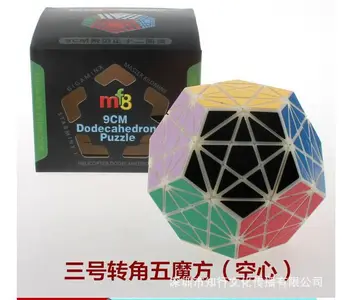 Visiškai nauji aukštos kokybės MF8 ir Eric Vergo Pentagram juoda Greitis kubo mf8 9cm Dodecahedron Magic Cube