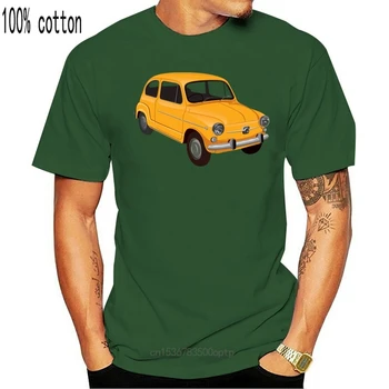 Vyrai t-shirt, Derliaus Fiat 600 marškinėlius Moterims marškinėliai