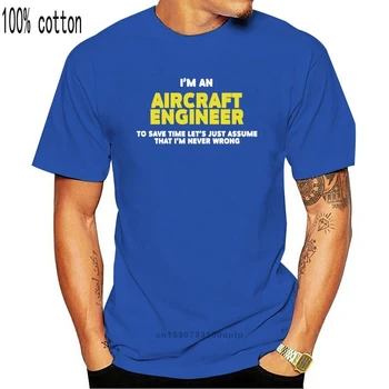 Vyriški Orlaivių Inžinierius - aš esu Orlaivių Inžinierius. S t marškinėliai, Megzti medvilnės S-3xl slim Raukšlių Autentiškas Nuotraukas marškinėliai