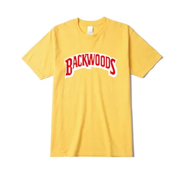 Vyrų/Moterų Backwoods marškinėliai Naujas Vasaros Mados Atsitiktinis Medvilnės Apvalios Kaklo trumparankoviai marškinėliai Harajuku Hip-Hop Grobis T-shirt
