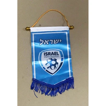 Vėliava Izraelio Nacionalinė Futbolo 30cm*20cm Dydžio Dvigubus Šonus, Kalėdų dekoracijos Kabo Vėliavos Banner Dovanos