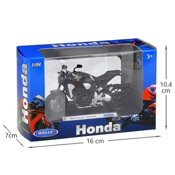 WELLY 1/18 Masto Motociklo Modelis Žaislai 2018 HONDA CB1000R Diecast Metal Motociklo Modelis Žaislą Dovanų,Vaikai,Surinkimo