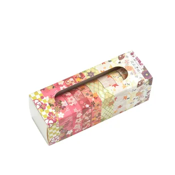 Washi tape nustatyti organizatorius washitape japonijos apdailos cinta adhesiva dot wasi korėjos raštinės reikmenys derliaus tinklelis maskavimo juostos