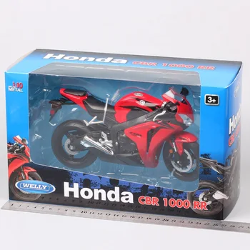 Welly 1/10 didelis didelis svarstyklės Honda CBR 1000RR Fireblade motociklo Diecasts & Žaislinės Transporto priemonės sportas, moto nuoma modeliai miniatiūriniai žaislai