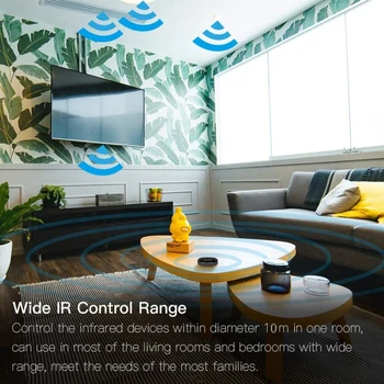 WiFi IR Kontrolės Centru Smart Home Infraraudonųjų spindulių Belaidis Nuotolinio Valdymo Per 