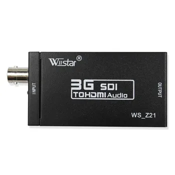 Wiistar HDMI SDI Konverteris Adapteris SDI į HDMI, BNC SD/HD/3G-SDI 1080P Multimedia HD Video Converter