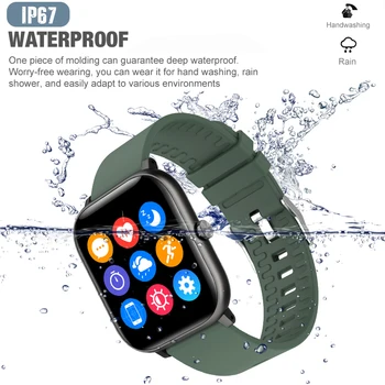 Willgallop P18 Smart Watch Vyrų, Moterų Fitneso Tracker Laikrodis Kelis Sporto režimas Smartwatch Širdies ritmas, Apyrankių, skirtų 