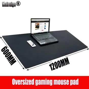 XGZ Prekės 1200 * 600 3mm Dydžio Black Gaming Mouse Pad PC Skaitmeninės Mechaninė Nešiojamojo kompiuterio Klaviatūros Kilimėlis, USB Trackball Greitis