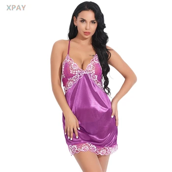 XPAY Sleepwear Sexy Nėrinių Suknelė, Korsetas, Erotinis apatinis Trikotažas Amerikos Drabužiai, Antklodės apatinis trikotažas Moterims Už Lytinius santykius
