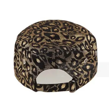 XdanqinX 2020 Naujas Vyrų Butas Bžūp Kaukolė Leopardas Spausdinti Karinės Skrybėlę Reguliuojamas Dydis Moterų Armijos Skrybėlės, Leopardas spausdinimui Snapback Kepurės