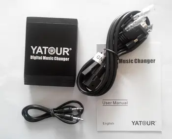 Yatour Skaitmeninės Muzikos USB SD AUX CD keitiklis sąsajos adapteris, skirtas BMW E38 E39 E46 16:9 Navigacija su 6 CD, įkroviklis