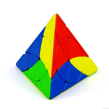 YongJun Žiedlapis Piramidės Magic Cube Kūrybos Suaugusiųjų vaikiškas Žaislas Švietimo Greitis Profesionalus Žaidimas Puzzle Žaidimas Dovanų