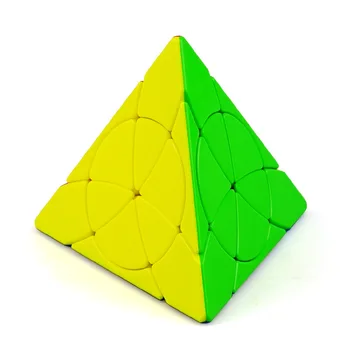 YongJun Žiedlapis Piramidės Magic Cube Kūrybos Suaugusiųjų vaikiškas Žaislas Švietimo Greitis Profesionalus Žaidimas Puzzle Žaidimas Dovanų