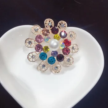 ZHBORUINI 2019 Aukštos Kokybės Natūralių Gėlavandenių Perlų Perlų Sagė Chromatines breastpin Perlų Papuošalai Moterims, Aksesuarai Dovanos