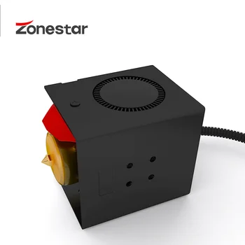 ZONESTAR Mix Spalva Pinthead 4-IN-1-IŠ Keturių Spalvų spausdinimo galvutė Antgalis 0,4 mm, 3D Dalis Gijų Spausdintuvo 1.75 mm