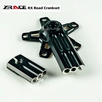 ZRACE Kelių Chainset Grandinės Varantys suku raštas RX 2 x 10 / 11 Greitis , 50/34T, 53/39T, 170mm / 172.5 mm / 175mm, AL 6061 Lydinio