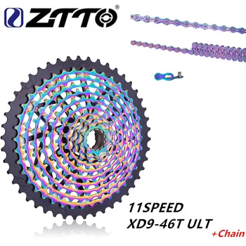 ZTTO11 greitis 9-46TCNC MTB XD smagratis plieno patvarus Ultimate11s žvaigždutę 9-46 k7 9 iki 46 ultra light tipas