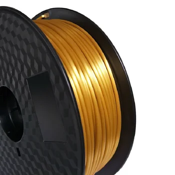 Šilko LIA Gold 3D Spausdintuvo Kaitinimo 1.75 mm 250g/500g/1 kg Gijų Šilkinį Blizgesį 3D Rašiklis, Spausdinimo Medžiagos Blizga Metallic Kaip Jaustis